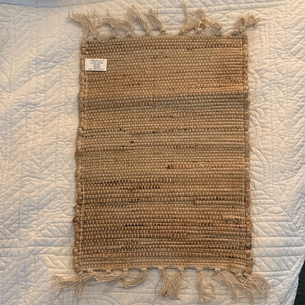Hobby Lobby Natural Woven Placemat - Picture 5 of 7